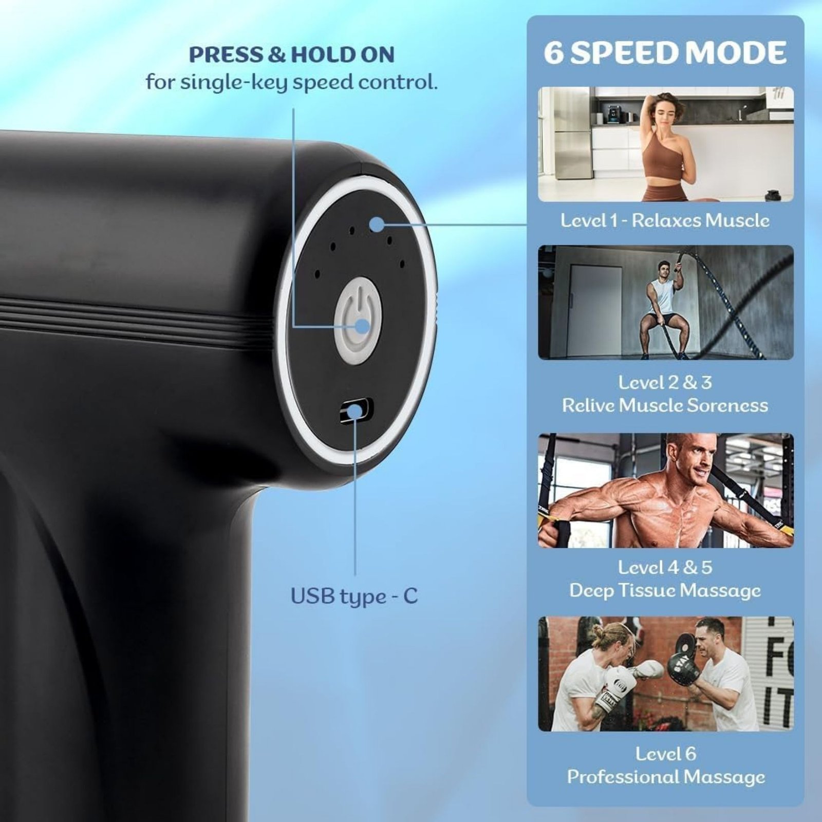 Mini Handheld Massage Gun - Image 4