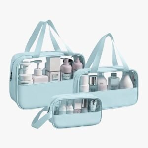 Transparent Toiletry Organizer 3 Pcs Set